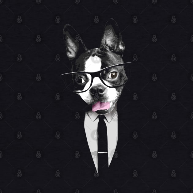 Mr. Boston Terrier by robotface